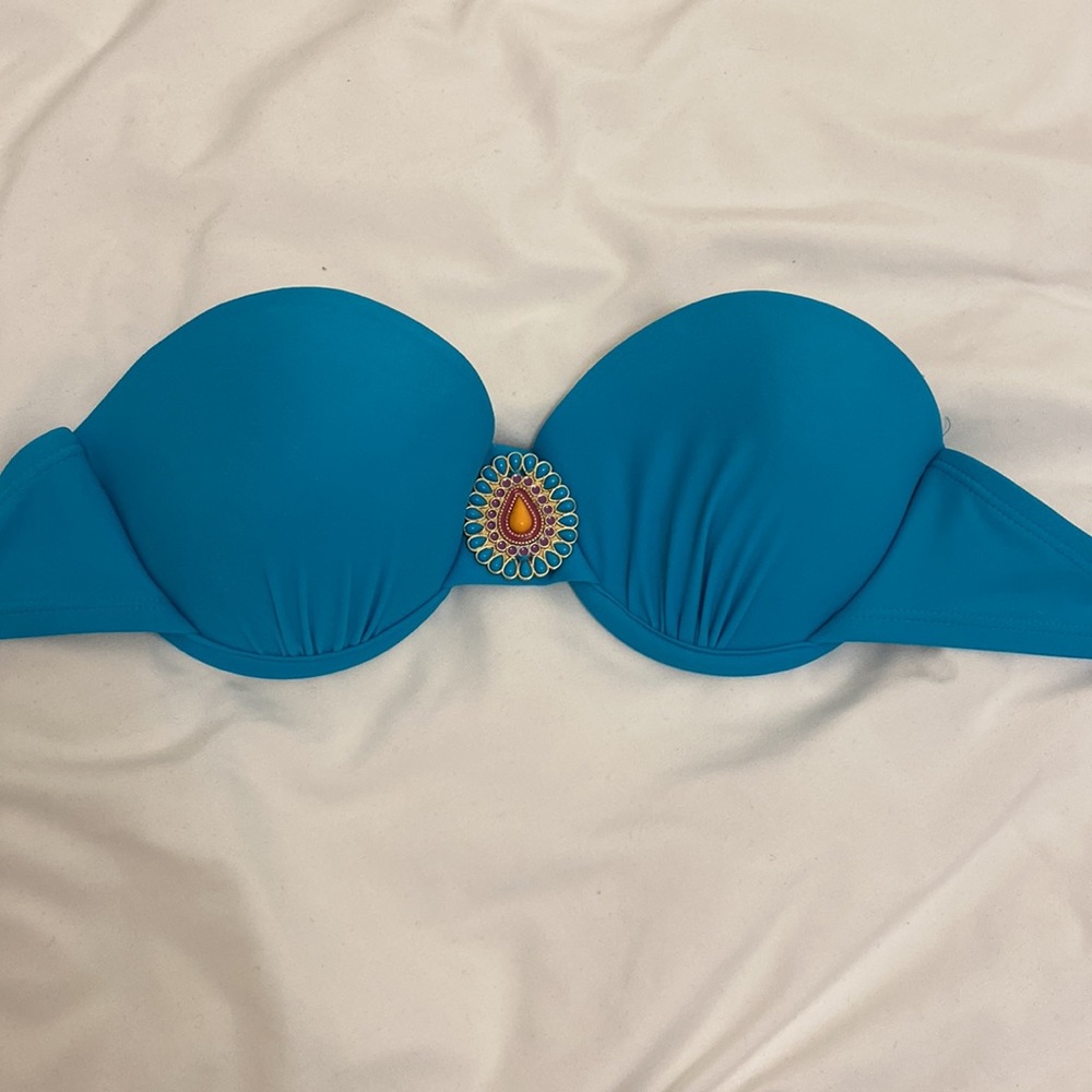 Beautiful blue bikini top from target
